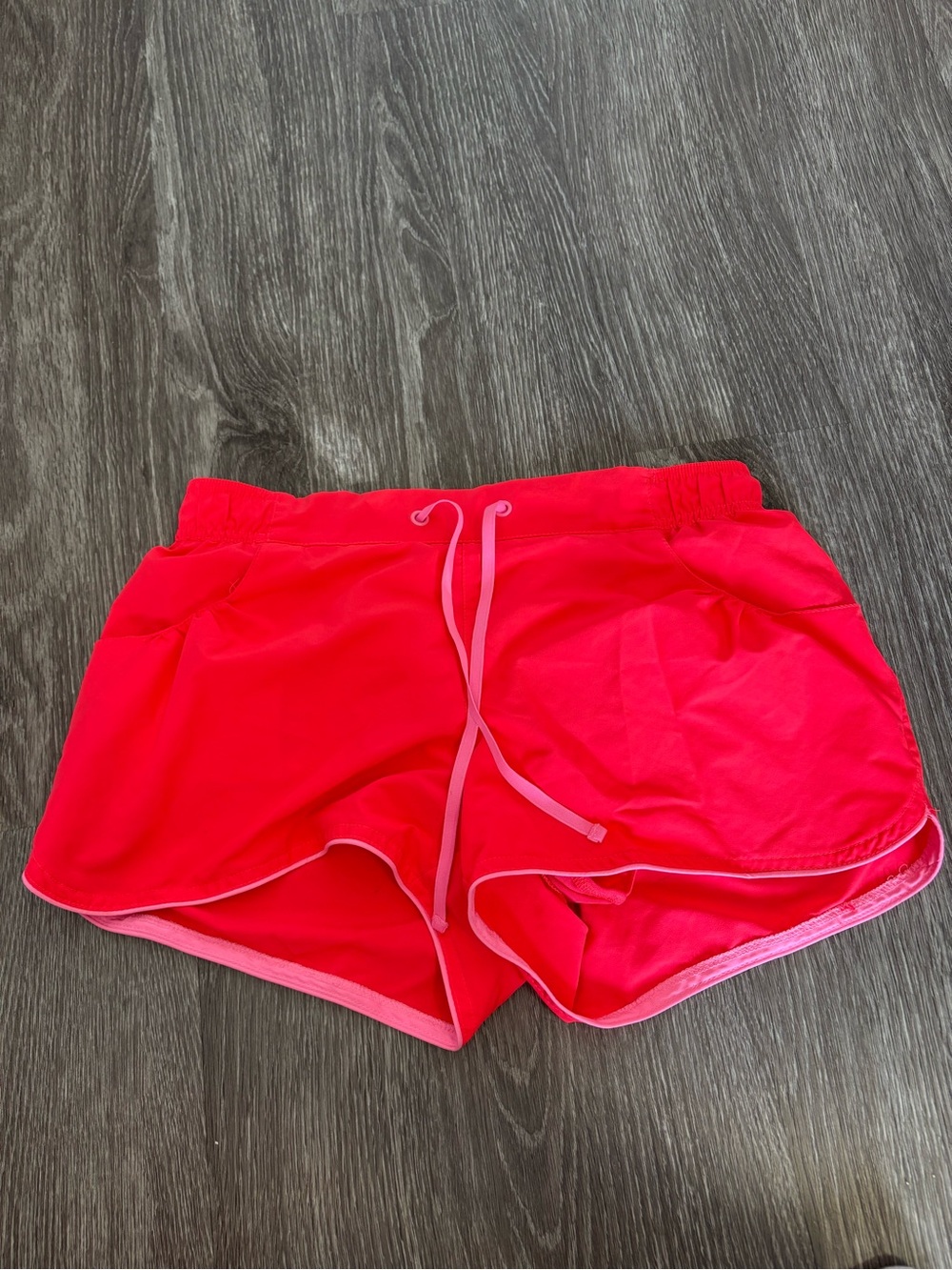 Old Navy Active Neon Pink Shorts with Drawstring